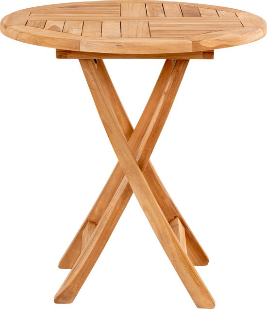 Haus Nordic Esstisch Oviedo Teak Rund Ø70cm Wohnen & Kochen