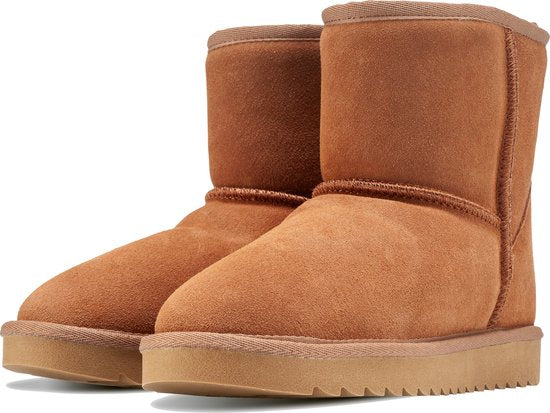 Hausschuhe Damen - Hausschuhe - Damenstiefel - Rutschfest - Memory Foam Fußbett - Kastanie - Größe 42 Kleidung
