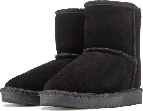 Hausschuhe Damen - Hausschuhe - Damenstiefel - Rutschfest - Memory Foam Fußbett - Schwarz - Größe 39 Kleidung