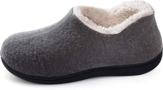 Hausschuhe Damen - Hausschuhe - Größe 38/39 - Grau - Rutschfest - Comfeet Kleidung