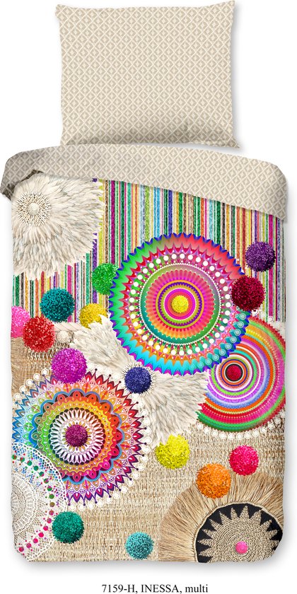 HIP - Bettbezug - "Inessa" - Multi - (140x200 cm) - Bunt Wohnen & Kochen