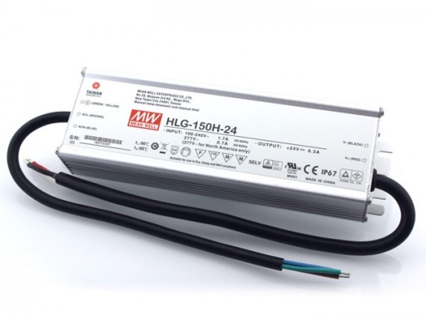 HLG-150H-12A In- und Outdoor Netzteil IP65 12V / 150W / TÜV