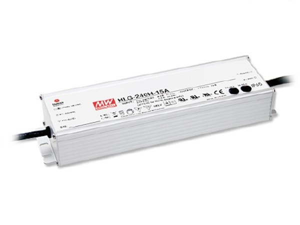 HLG-240H-24 In- und Outdoor Netzteil IP65 24V / 240W / TÜV