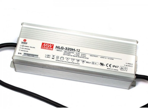 HLG-320H-12A Outdoor-Netzteil IP65 12V / 264W / TÜV