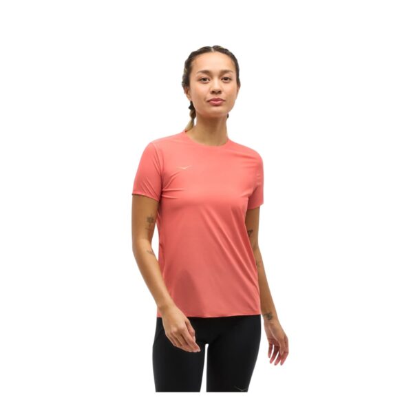 Hoka Airolite Damen T-Shirt Korallenrot