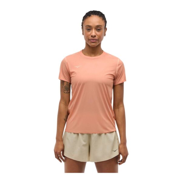 Hoka Airolite Kurzarmshirt Orange Damen