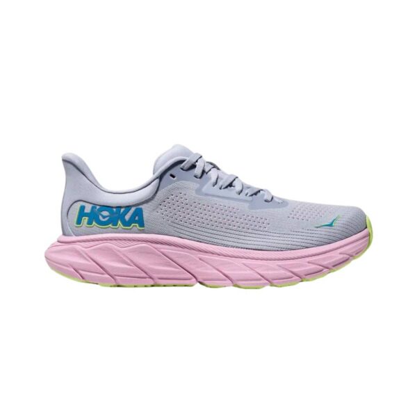 Hoka Arahi 7 Rosa Grau Damenschuhe