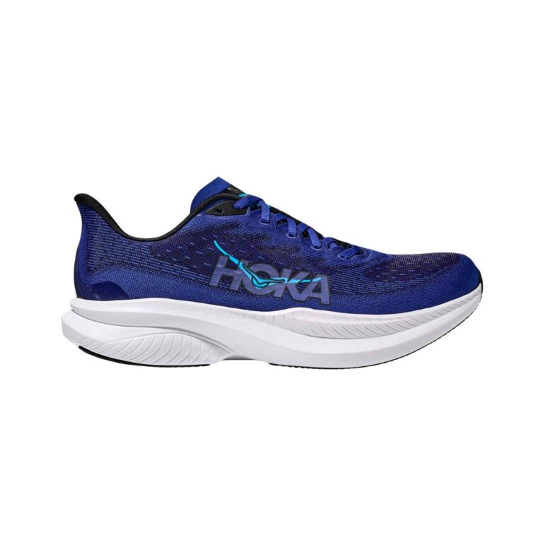 Hoka Mach 6 Schuhe Blau Weiß AW25