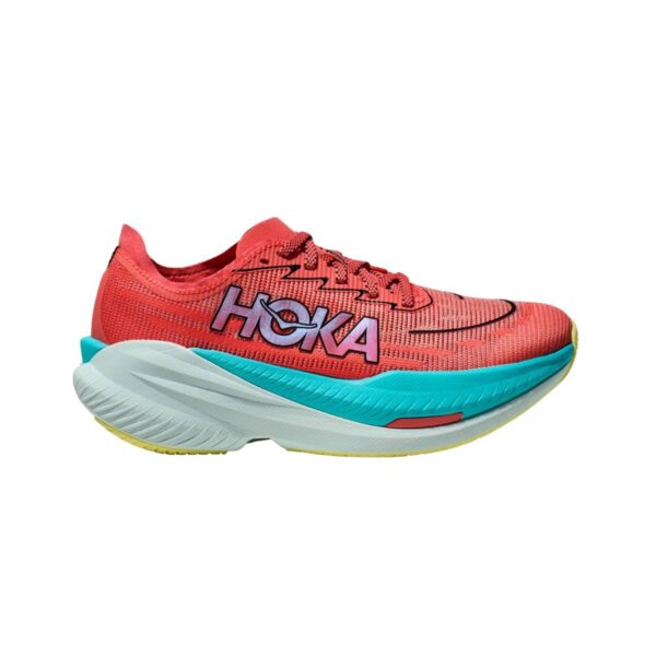 Hoka Mach X 2 Schuhe Rot Blau SS25 Damen
