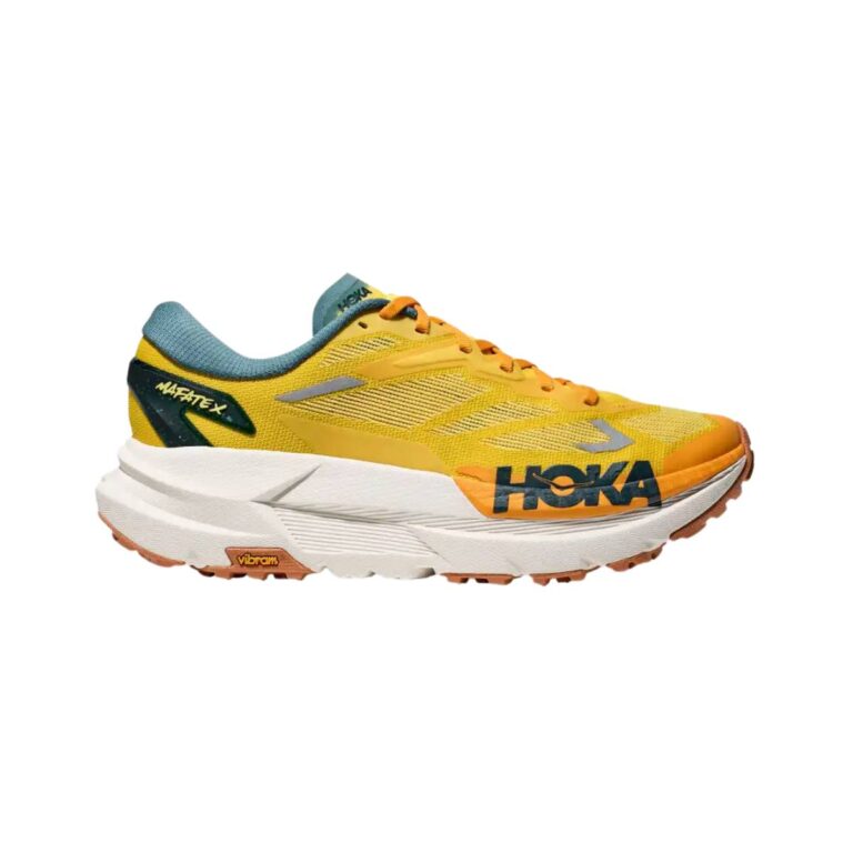 Hoka Mafate X Schuhe Gelb Blau SS25