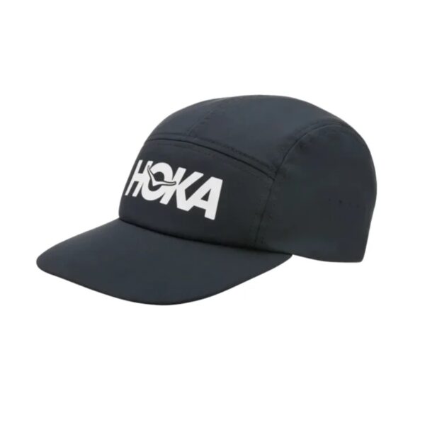 Hoka Performance Cap Schwarz Weiß Unisex Laufzubehör