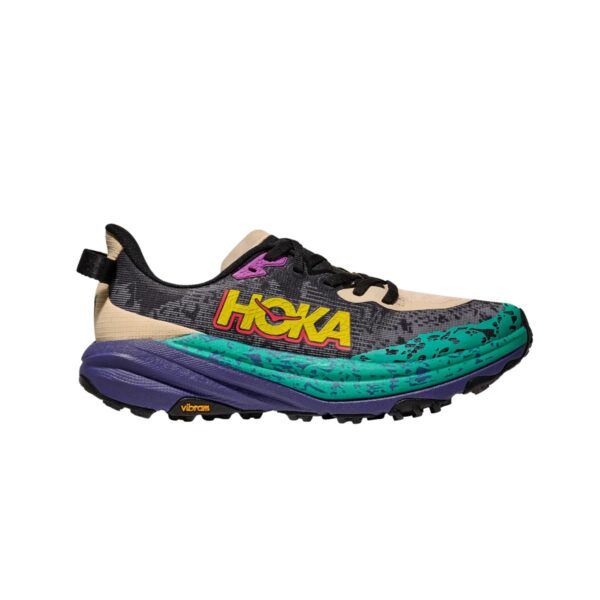Hoka Speedgoat 6 Schuhe Grau Grün SS25