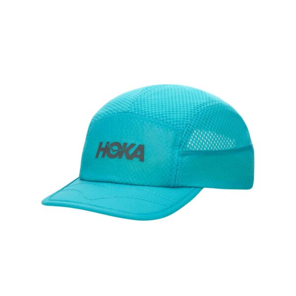 Hoka Trail-Run-Kappe Hellblau Unisex Laufen