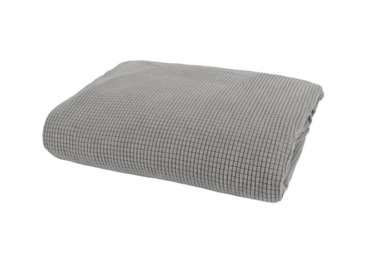 Home & Comfort Soft Stretch Seat Protector für 2-Sitzer - Hellgrau - 59x245 cm - Schützen Sie Ihre Möbel mit Stil Wohnen & Kochen