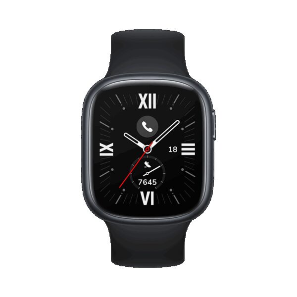 HONOR Watch 4 BT 32MB+4GB Black Silicone Strap 荣耀手表