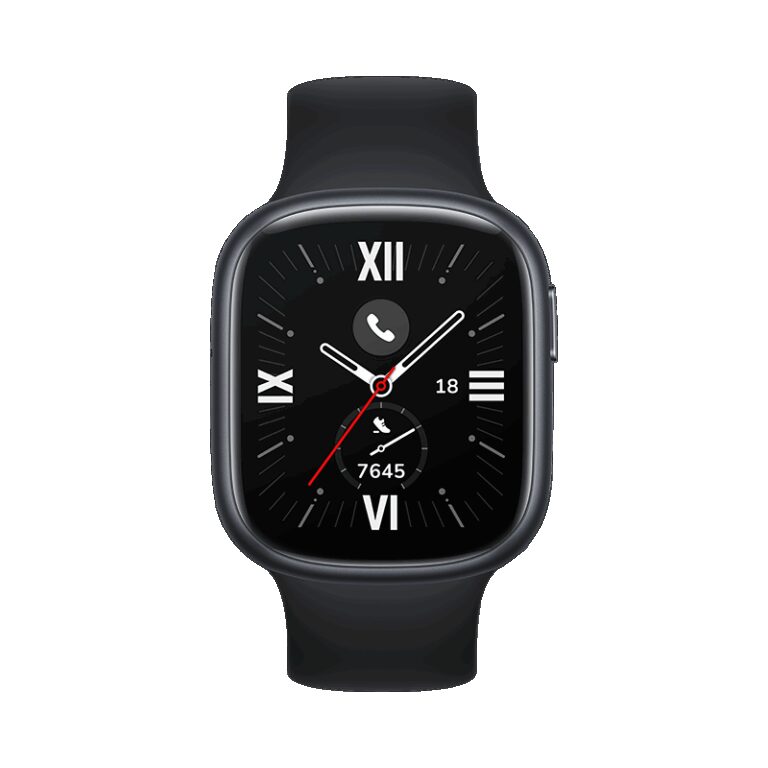 HONOR Watch 4 BT 32MB+4GB Black Silicone Strap 荣耀手表