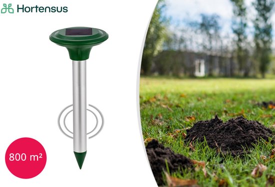 Hortensus - Solare Maulwurfabwehr - 800 m² - 4 Stück Haus & Garten