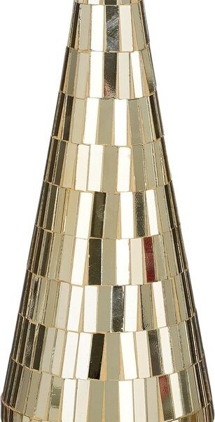 House of Seasons Dekoration Weihnachtsbaum - H33 x Ø13 cm - Glas - Gold Weihnachten