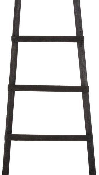 House of Seasons Leitergestell - L29 x B49 x H119 cm - Pappelholz - Schwarz Haus & Garten