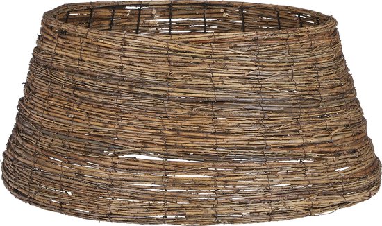 House of Seasons Weihnachtsbaumkorb - H28 x Ø65 cm - Weidenzweige - Braun Weihnachten