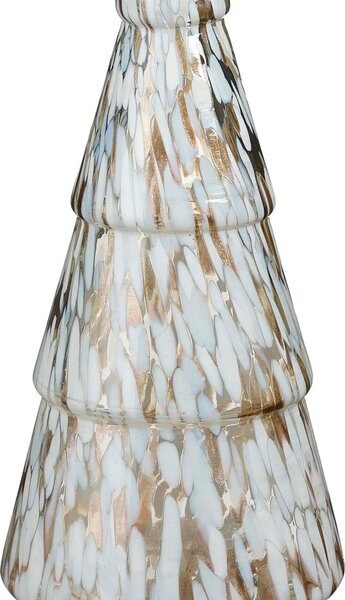 House of Seasons Weihnachtsdekoration Baum - H42 x Ø16 cm - Glas - Weiß Weihnachten