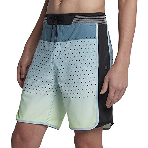 Hurley - Men's Phantom - Hyperweave Motion Reef 18" Badehose - Ocean Bliss - Größe 28 Kleidung
