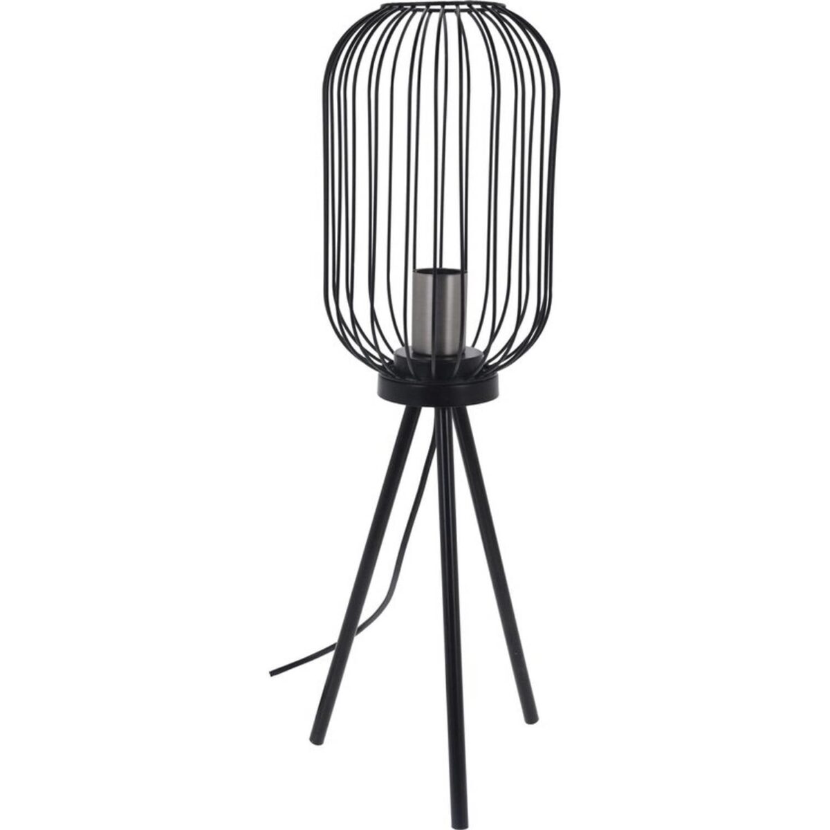 Industrial Stehleuchte - Metall und Holz - 60 cm - Home & Styling - Wohnen & Einrichten - Beleuchtung - Stehlampen Wohnen & Kochen