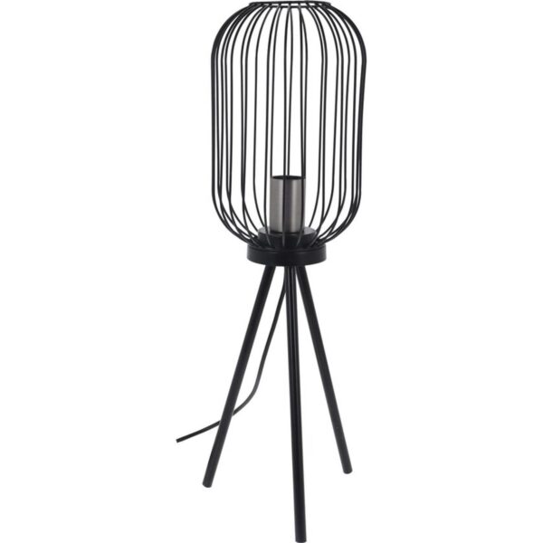 Industrial Stehleuchte - Metall und Holz - 60 cm - Home & Styling - Wohnen & Einrichten - Beleuchtung - Stehlampen Wohnen & Kochen