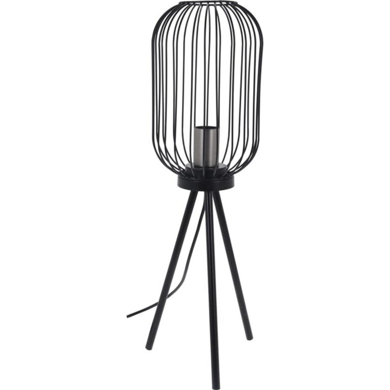 Industrial Stehleuchte - Metall und Holz - 60 cm - Home & Styling - Wohnen & Einrichten - Beleuchtung - Stehlampen Wohnen & Kochen