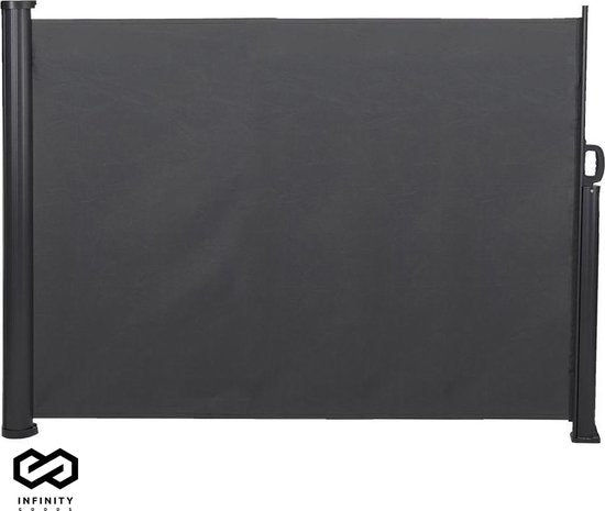 Infinity Goods Verstellbarer Windschutz - 300 x 160 cm - Ausziehbar - Einziehbar - Sonnenschutz - Außenbereich