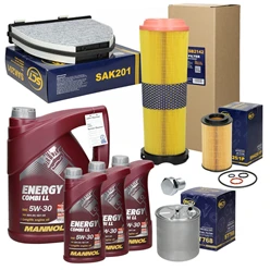 Inspektionspaket mit Mannol Energy Combi LL 5W-30 8L