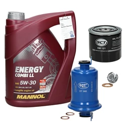 Inspektionspaket mit Mannol Enery Combi LL 5W-30 Hyundai Pony