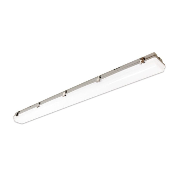 Integral ILBTD044 Toughshell - 4ft - 45 Watt - Außenbereich IP65 - Doppel-LED-Lamellenleuchte mit Mircowave-Sensor Wohnen & Kochen