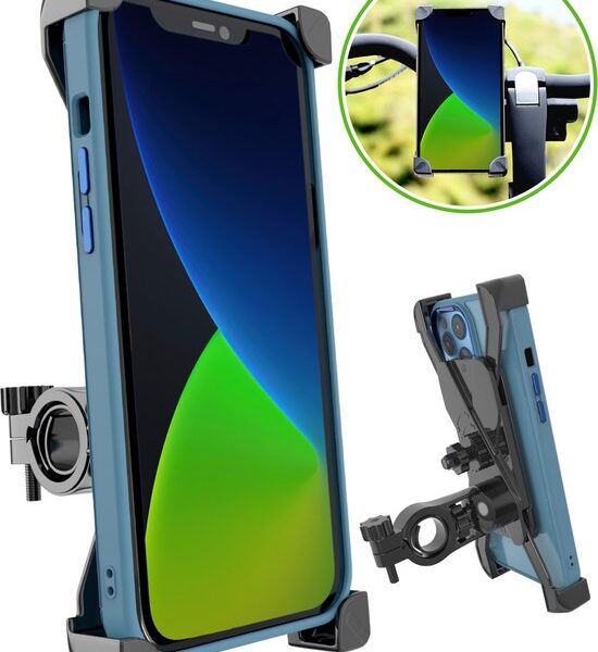 iSetchi Handyhalterung - Fahrrad & Roller - Anti-Schock Auto & Fahrrad