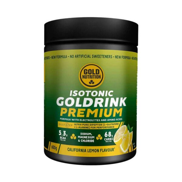 Isotonisches Getränk GoldNutrition Gold Drink Premium Zitrone 600g Sporternährung
