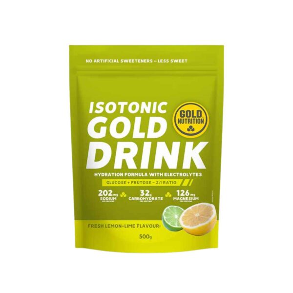 Isotonisches Getränk GoldNutrition Gold Drink Zitrone 500g Sporternährung