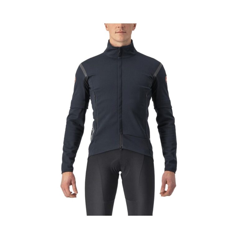 Jacke Castelli Perfetto Ros 2 umwandelbar Schwarz