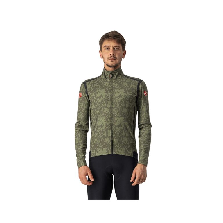 Jacke Castelli Perfetto RoS Militärgrün