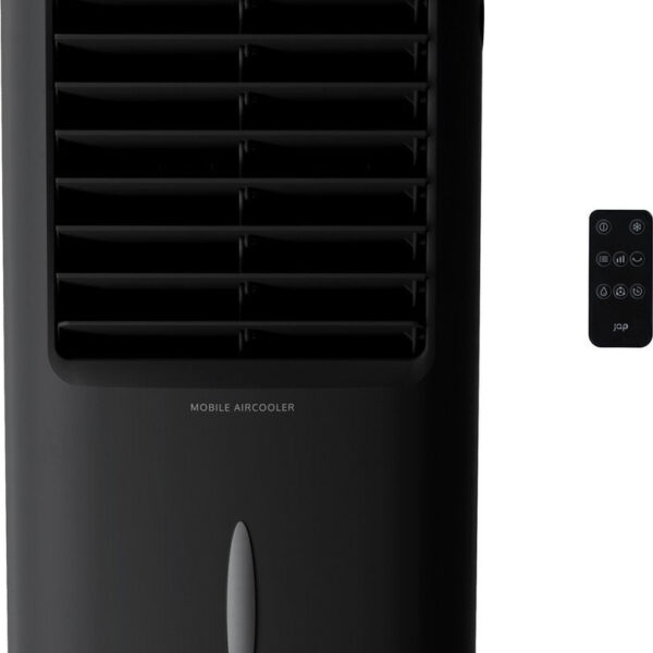 JAP Appliances - 4in1 Klimagerät - mit Wasser - Fernbedienung und Timer - Oszillierender Luftbefeuchter - Schwarz Wohnen & Kochen