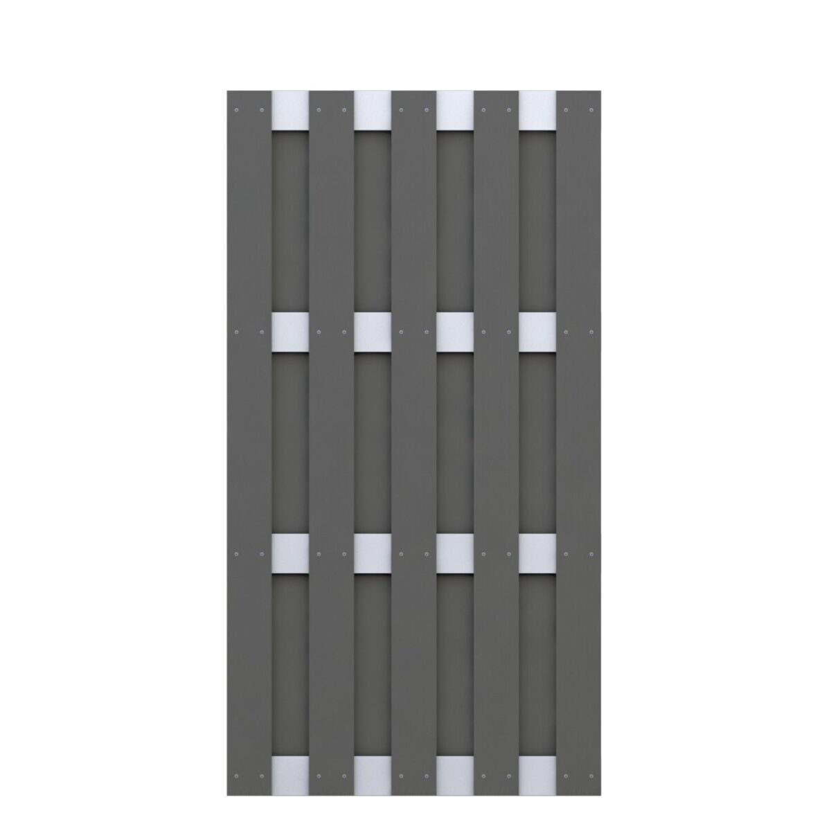 JUMBO WPC Anthrazit - Aluminium 95x179cm