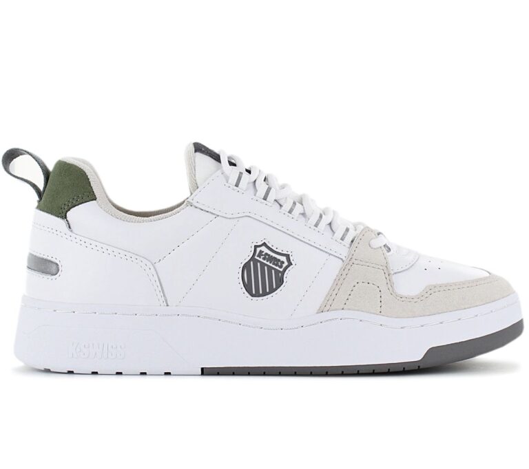 K-Swiss Cannonshield LTH Leather - Herren Schuhe Leder Weiß 07937-962-M Sneaker
