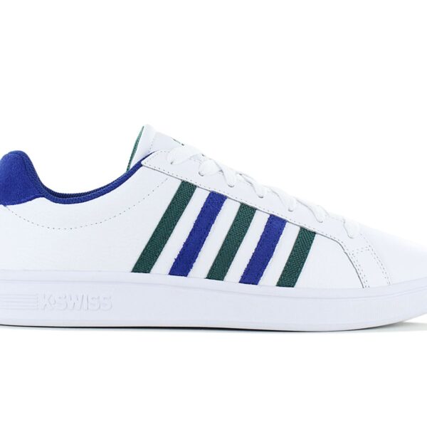K-Swiss Classic Court Tiebreak Leather - Herren Sneakers Schuhe Weiß 07011-159-M