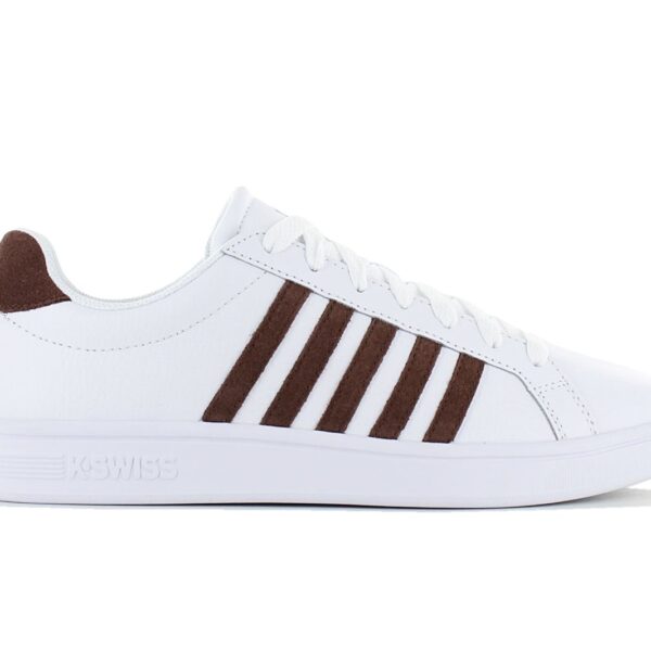 K-Swiss Classic Court Tiebreak Leather - Herren Sneakers Schuhe Weiß 07011-936