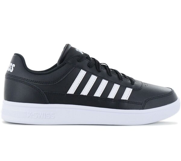 K-Swiss Court Chasseur - Herren Sneakers Schuhe Leder Schwarz 06042-009-M