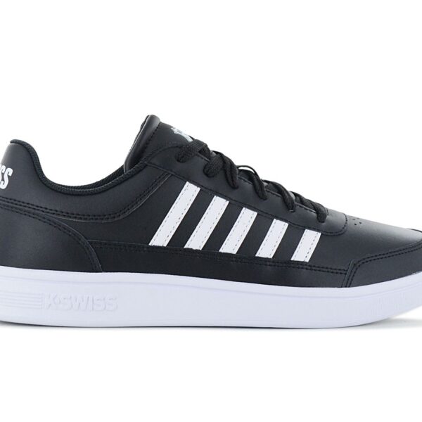 K-Swiss Court Chasseur - Herren Sneakers Schuhe Leder Schwarz 06042-009-M