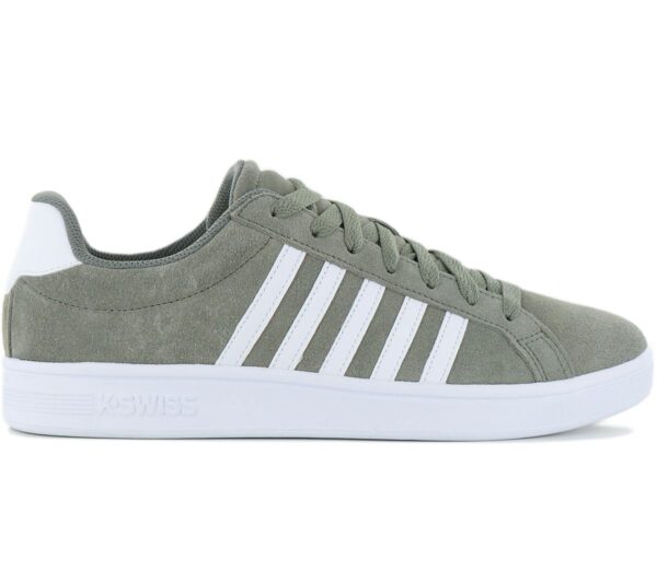 K-Swiss Court Tiebreak SDE - Herren Sneakers Schuhe Leder Grün 07012-392-M
