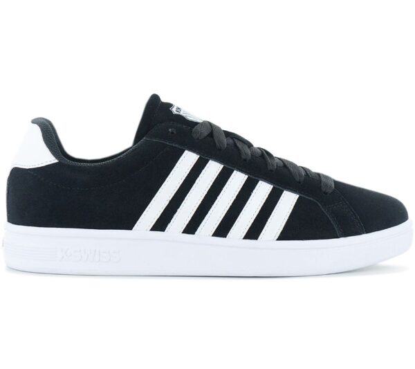 K-Swiss Court Tiebreak SDE - Herren Sneakers Schuhe Leder Schwarz 07012-002-M