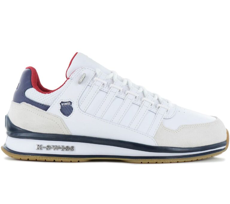 K-Swiss RINZLER GT - Herren Sneakers Schuhe Leder Weiß 08907-121-M