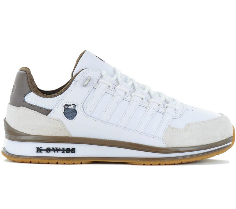 K-Swiss RINZLER GT - Herren Sneakers Schuhe Leder Weiß 08907-912-M