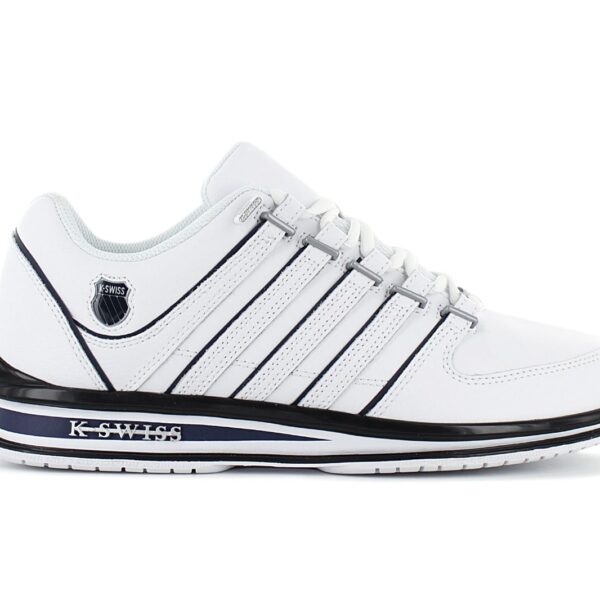 K-Swiss Rinzler Leather - Herren Sneakers Schuhe Leder Weiß 01235-139-M